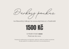 Dárkový poukaz - 1500Kč