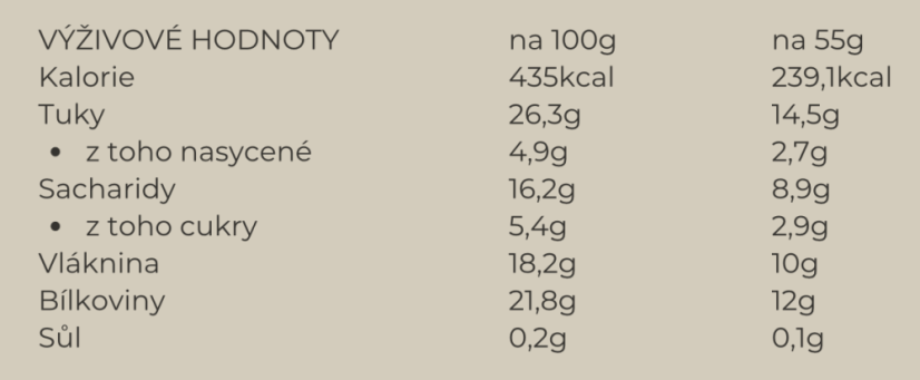 Proteinová tyčinka lískový oříšek + čokoláda 55g