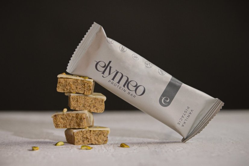Proteinová tyčinka vanilka + pistácie 55g